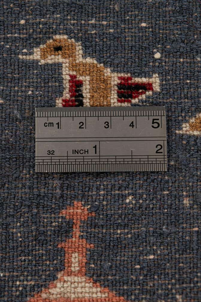 2' 1 x 3' 4 Hand Knotted Lahour Oriental Wool Rug