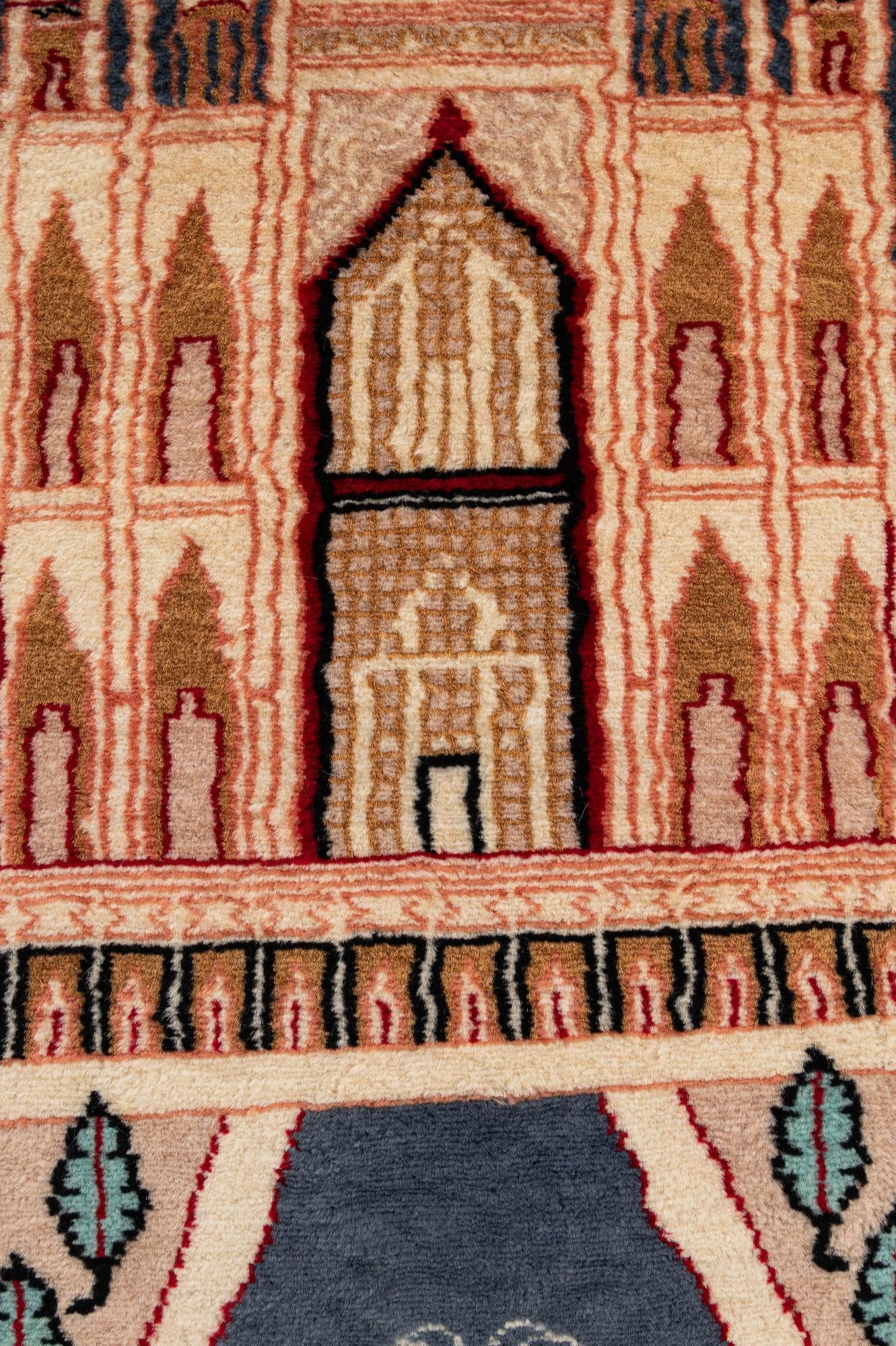 2' 1 x 3' 4 Hand Knotted Lahour Oriental Wool Rug