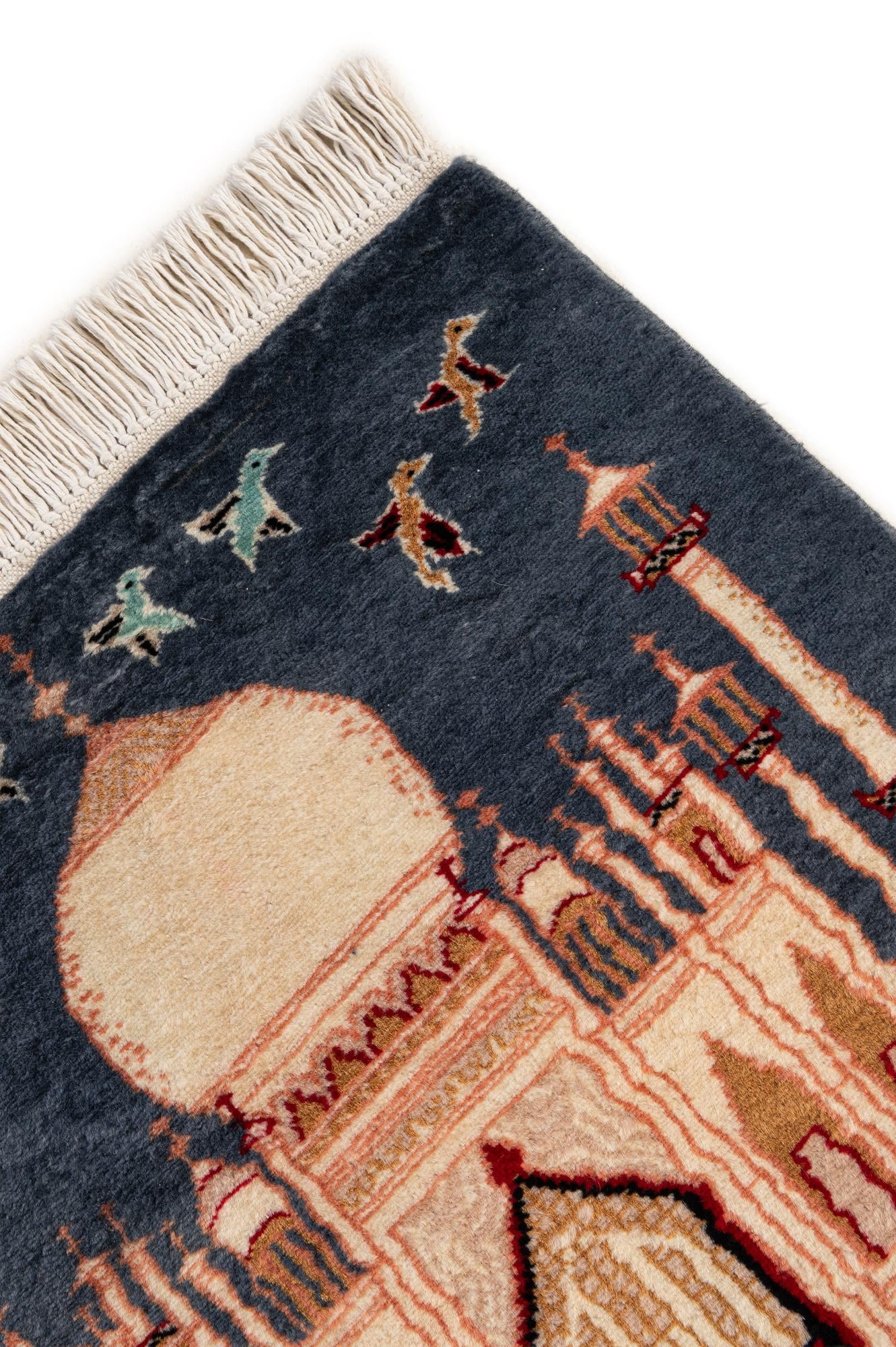 2' 1 x 3' 4 Hand Knotted Lahour Oriental Wool Rug
