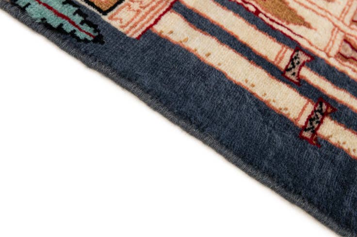 Detail image of 2' 1 x 3' 3 Hand Knotted Lahour Oriental Wool Rug