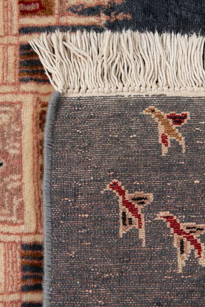 2' 1 x 3' 3 Hand Knotted Lahour Oriental Wool Rug