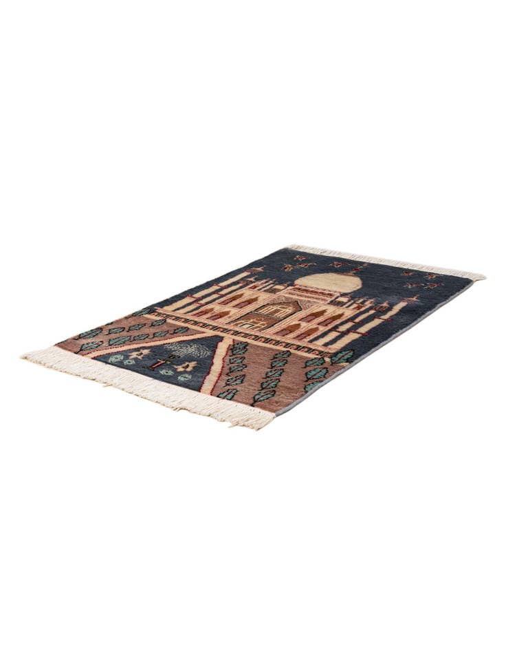 Detail image of 2' 1 x 3' 3 Hand Knotted Lahour Oriental Wool Rug