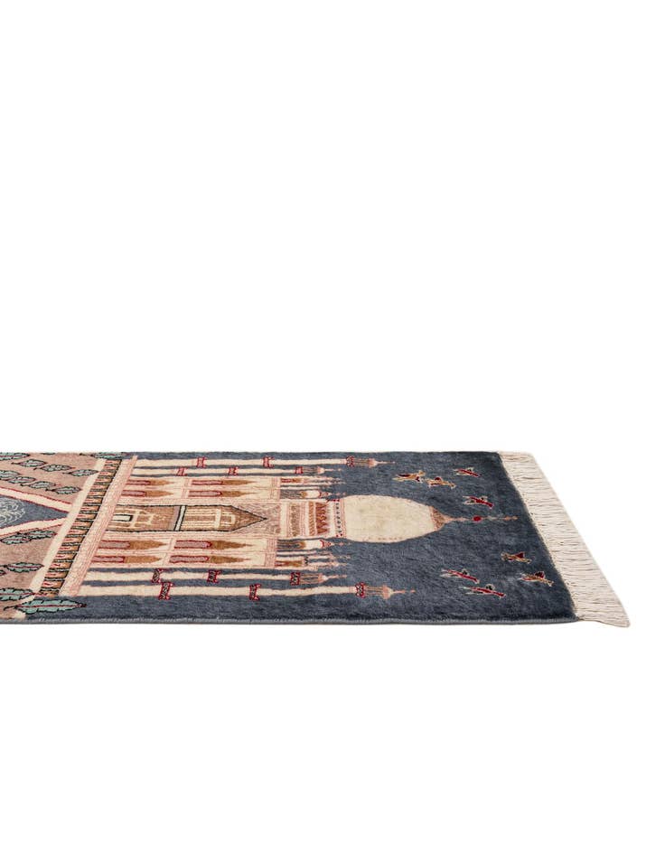 Detail image of 2' 1 x 3' 3  Hand Knotted Lahour Oriental Wool Rug