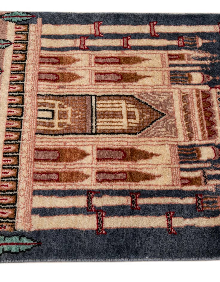 Detail image of 2' 1 x 3' 3  Hand Knotted Lahour Oriental Wool Rug
