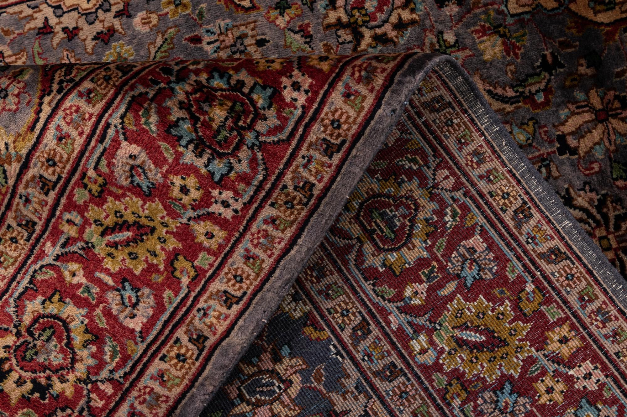 4' x 5' 10 Hand Knotted Lahour Wool Rug