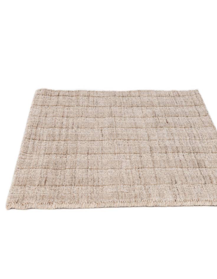 Detail image of 2' 3 x 3' 2  Hand Woven Lana New Zealand Wool Rug