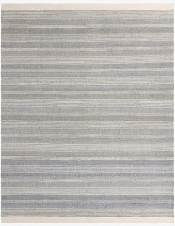 Gray Hand Woven Lariat Rug