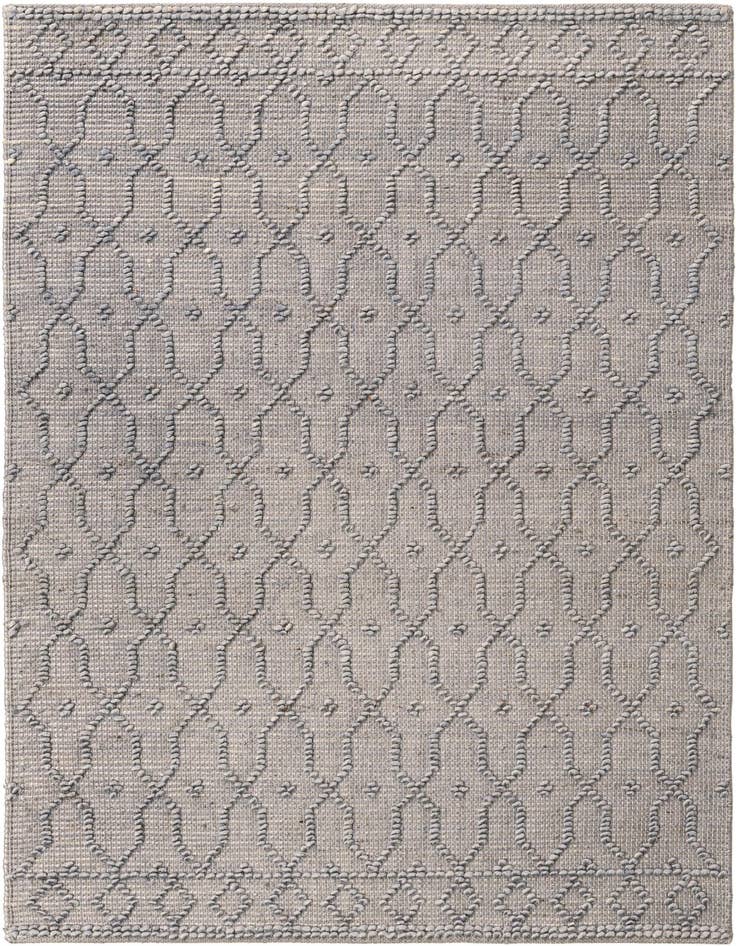 Detail image of 4' 1 x 6' 1 Hand Woven Larsa Jute Rug