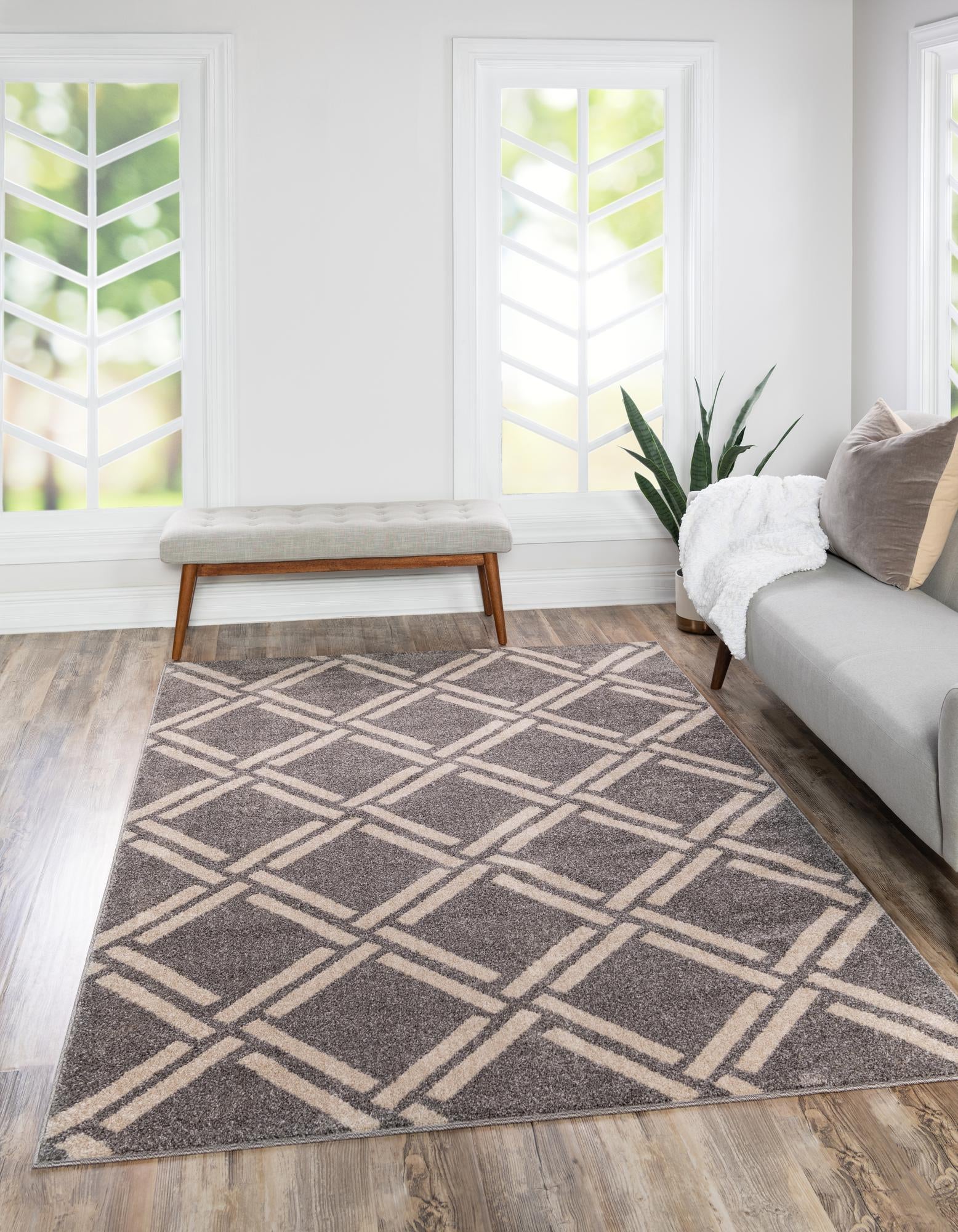 5' x 8' Lattice Rug