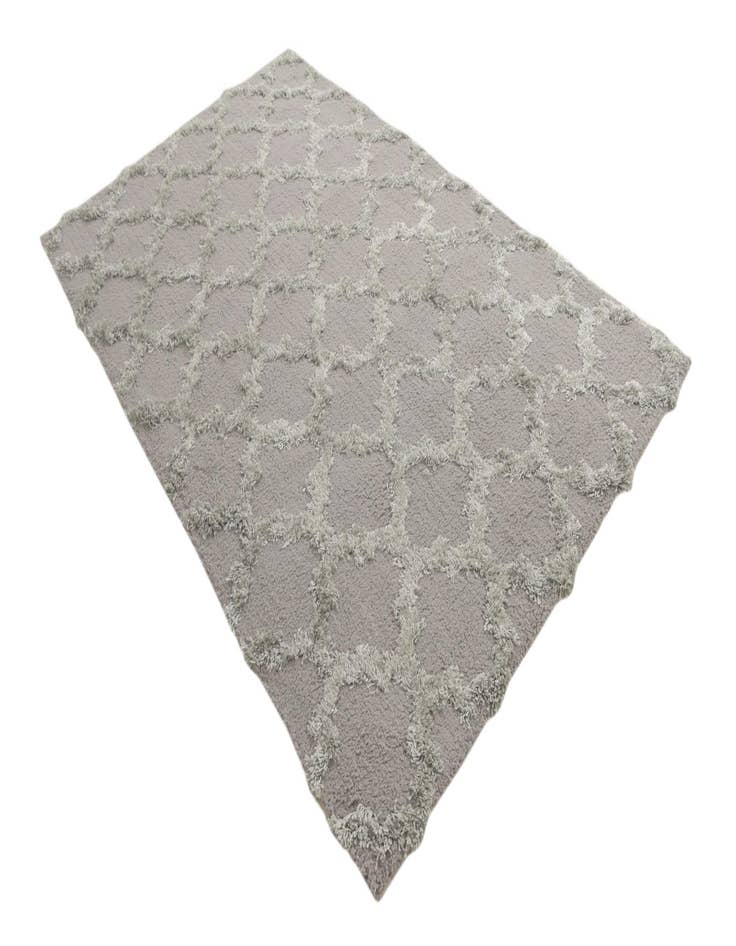 Detail image of 5' x 7' 10 Lattice Shag Rug