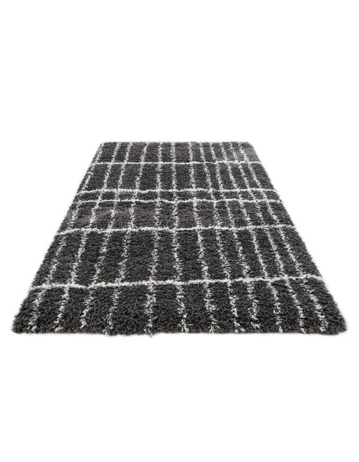 Detail image of 5' 3 x 7' 7 Lattice Shag Rug