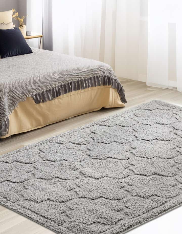 4' x 6' Lattice Shag Rug