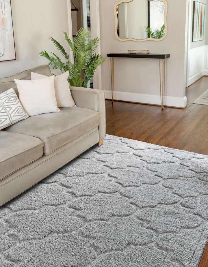 4' x 6' Lattice Shag Rug