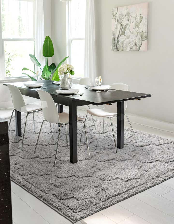 4' x 6' Lattice Shag Rug