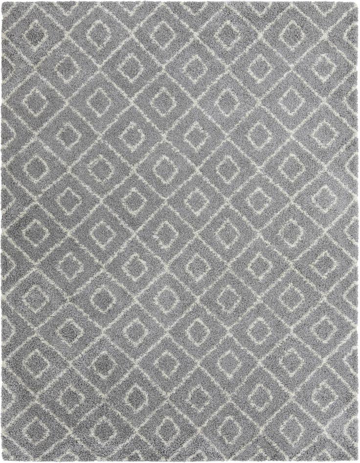 Detail image of 10' x 13' Lattice Shag Rug