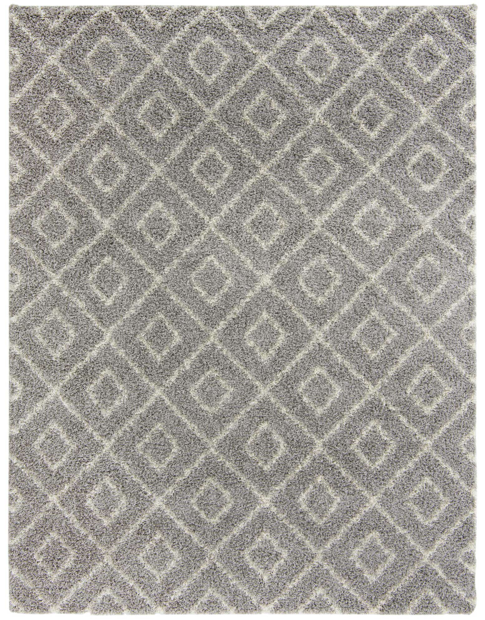7' 10 x 10' Lattice Shag Rug