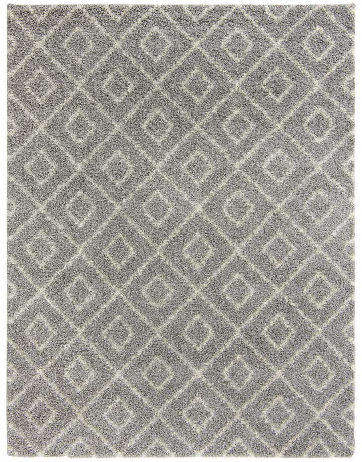 7' 10 x 10' Lattice Shag Rug