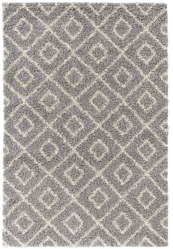 Detail image of 6' x 9' Lattice Shag Rug