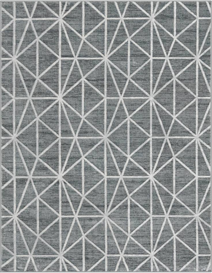 Detail image of 6' x 9' Lattice Trellis Rug
