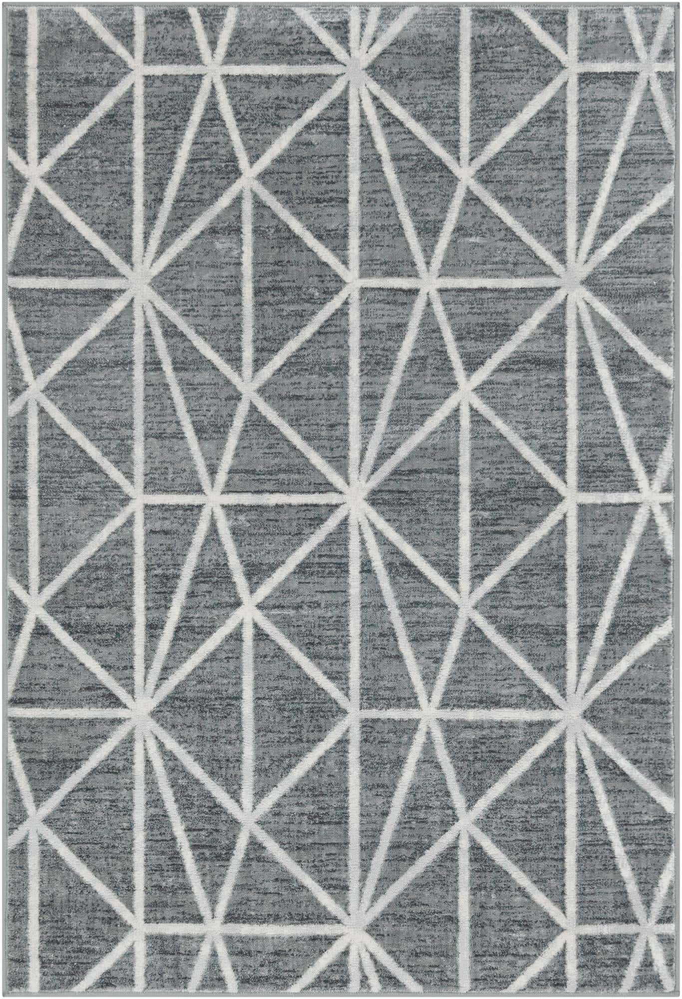 4' x 6' Lattice Trellis Rug