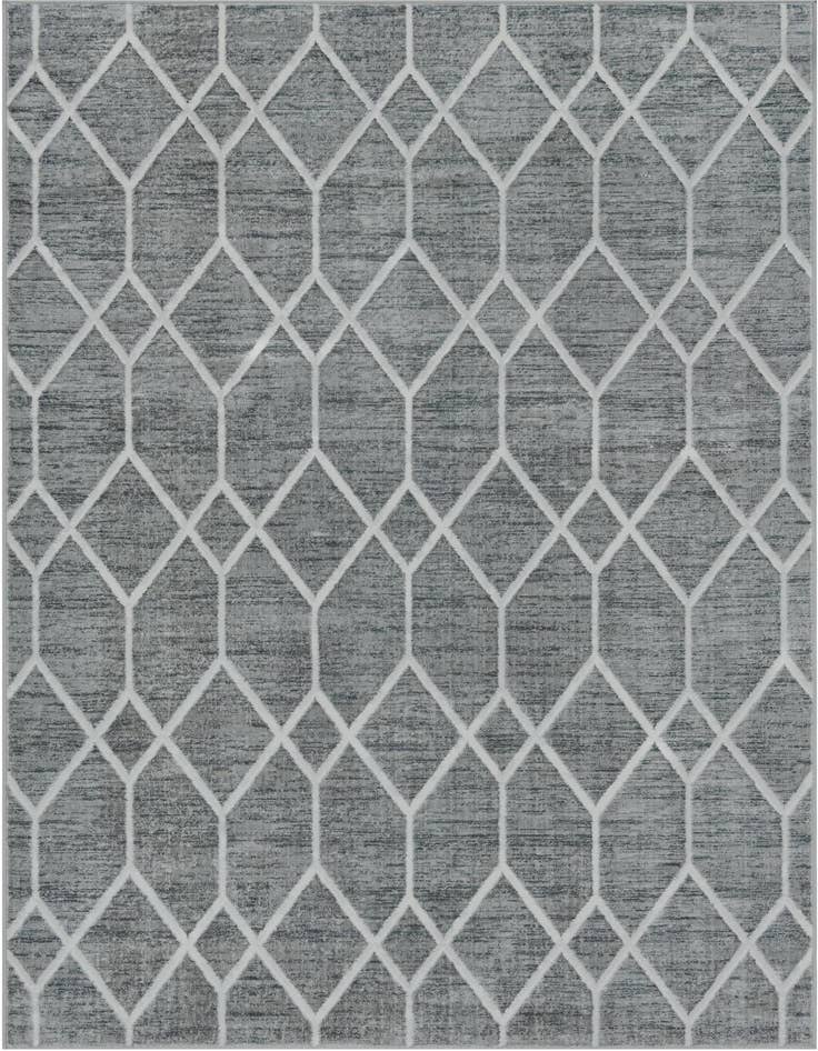 Detail image of 6' x 9' Lattice Trellis Rug