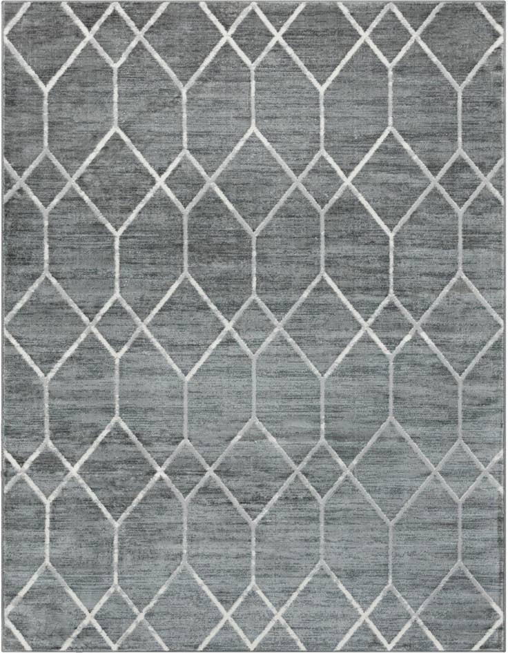 Detail image of 5' x 8' Lattice Trellis Rug