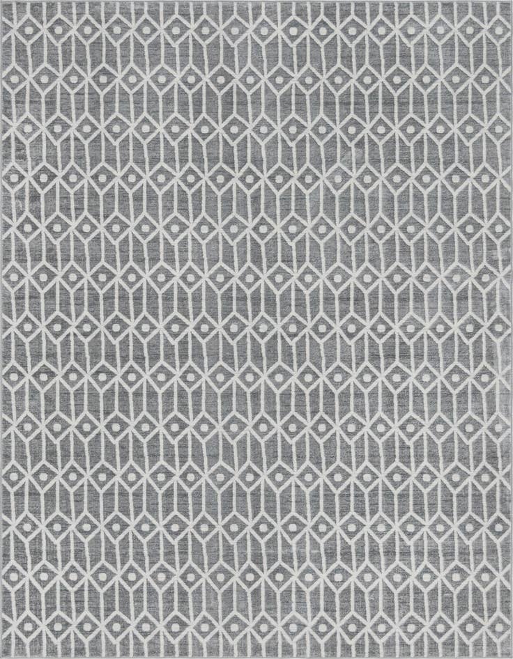 Detail image of 9' 10 x 14' Lattice Trellis Rug
