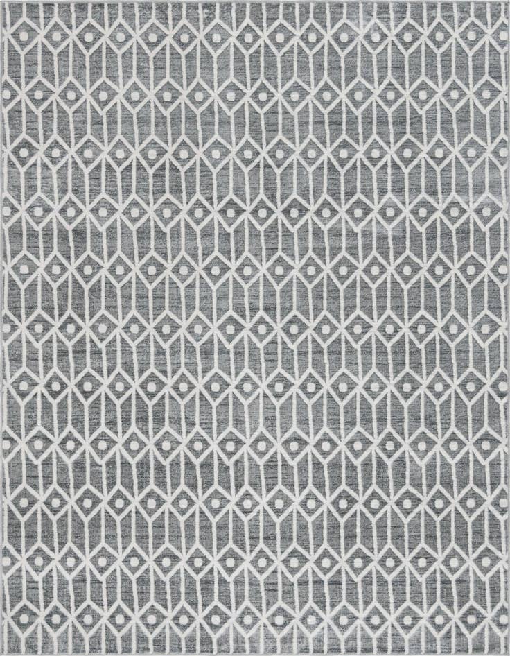 Detail image of 9' x 12' 2 Lattice Trellis Rug