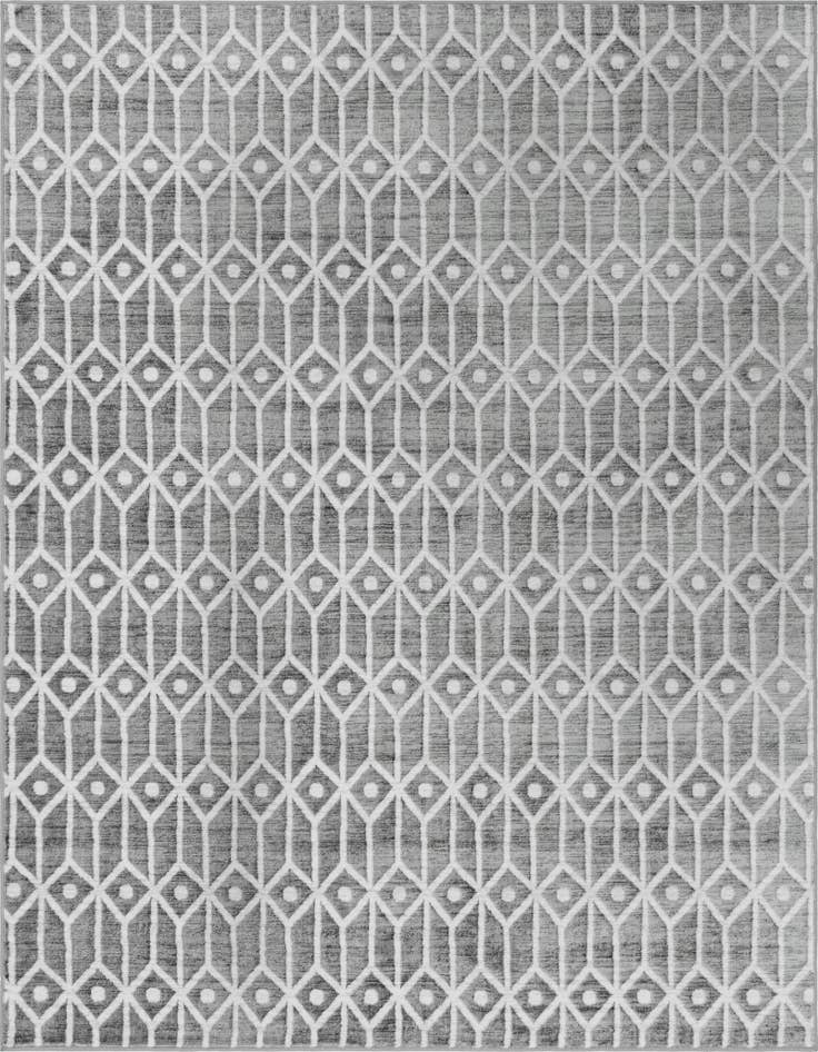 Detail image of 8' x 10' Lattice Trellis Rug
