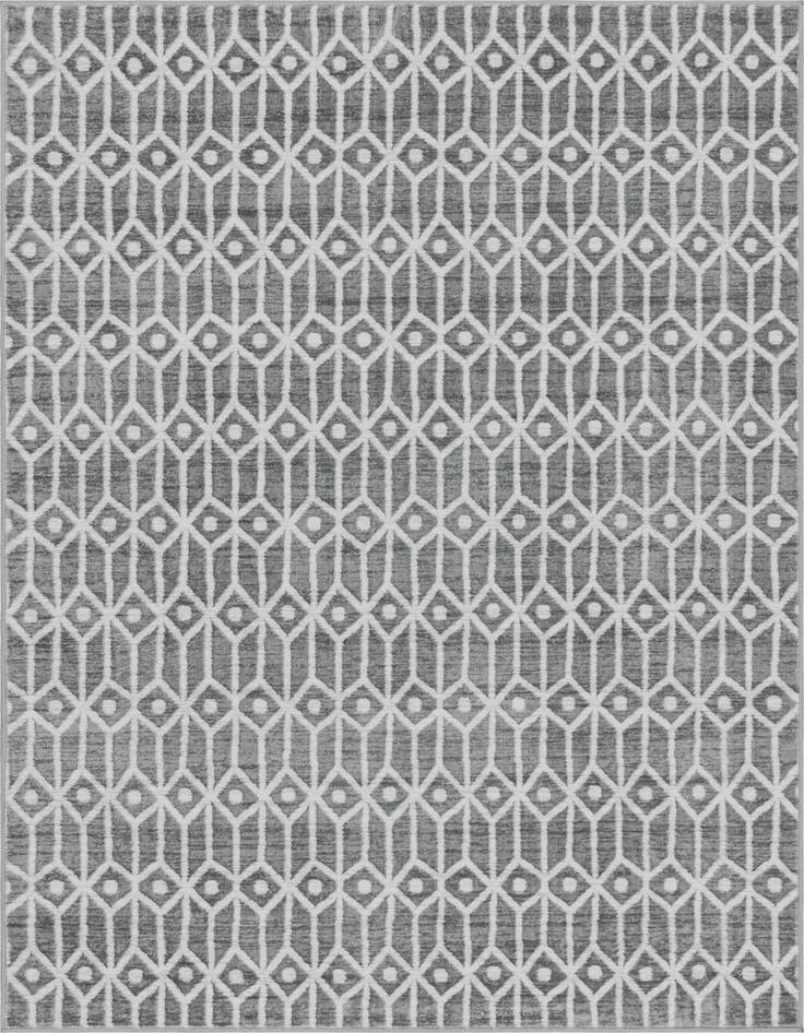 Detail image of 6' x 9' Lattice Trellis Rug