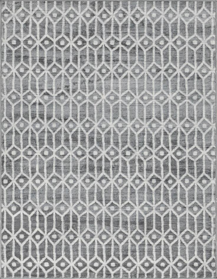 Detail image of 5' x 8' Lattice Trellis Rug