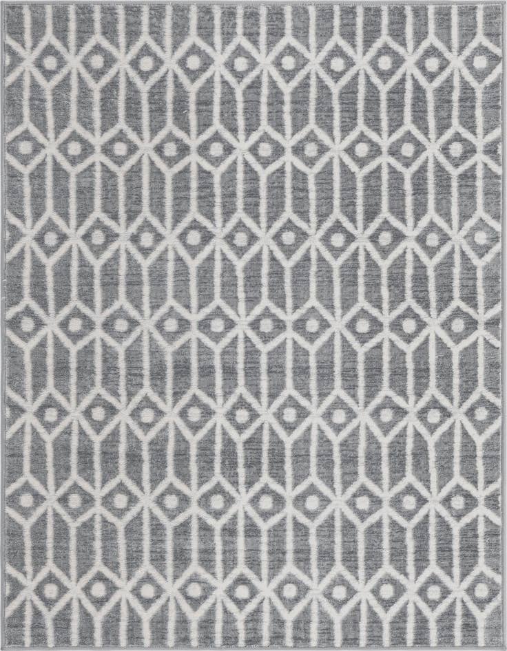 Detail image of 4' x 6' Lattice Trellis Rug