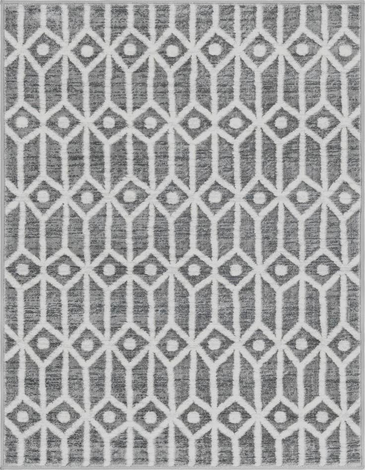 Detail image of 3' 3 x 5' 3 Lattice Trellis Rug