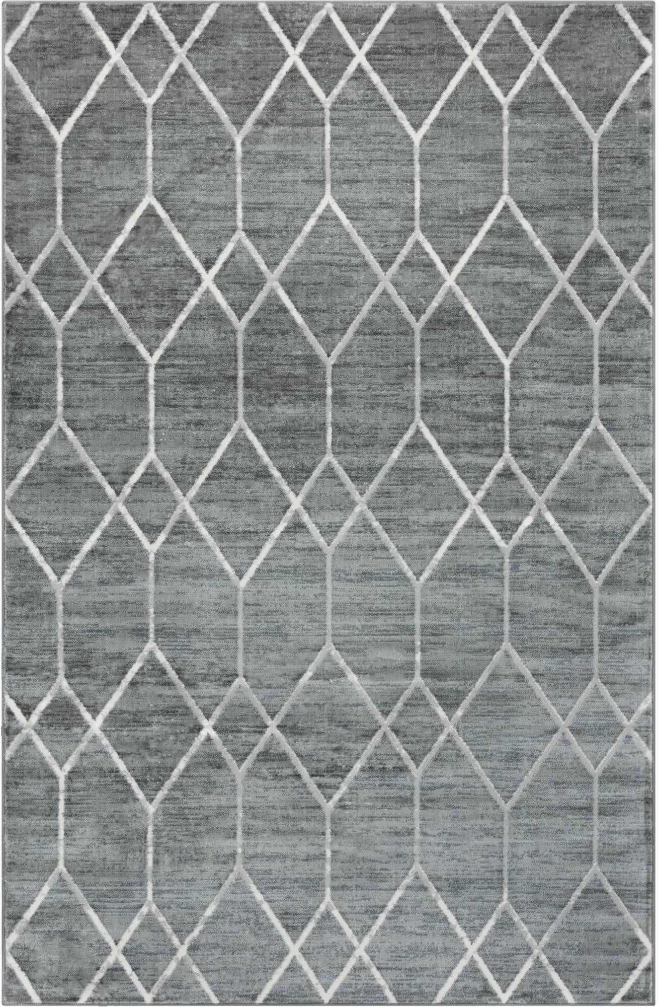 5' x 8' Lattice Trellis Rug