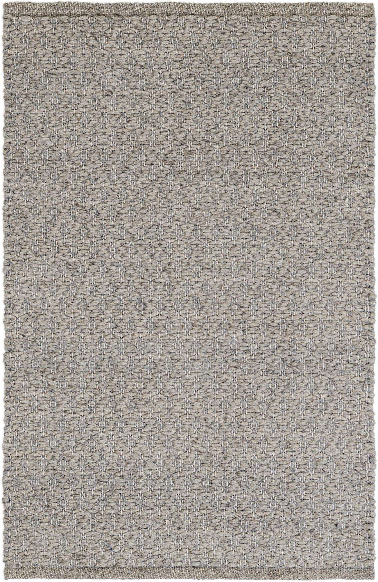 2' 2 x 3' 1 Hand Woven Lattice Wool Rug