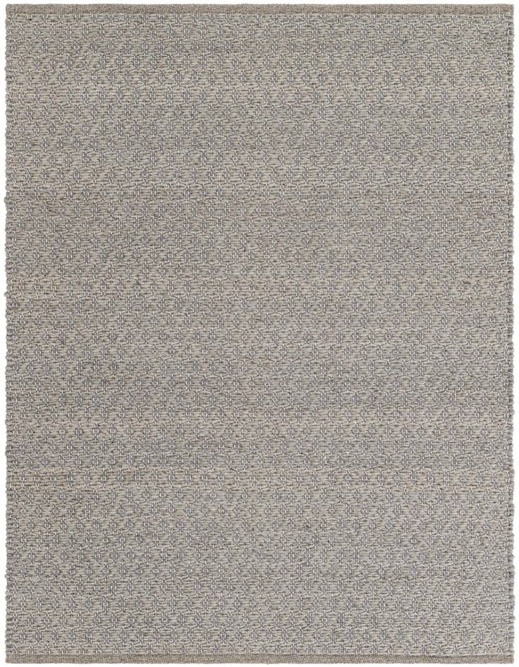 Detail image of 3' 3 x 5' 3 Hand Woven Lattice Wool Rug