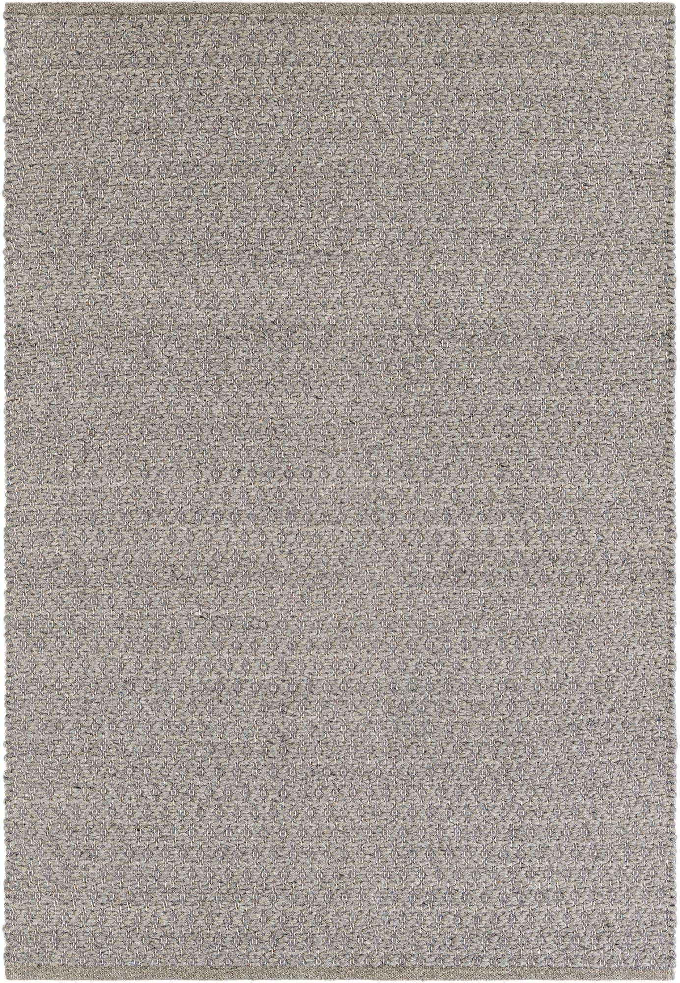 4' 1 x 6' 1 Hand Woven Lattice Wool Rug