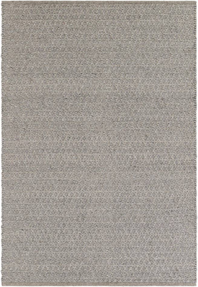 Detail image of 4' 1 x 6' 1 Hand Woven Lattice Wool Rug