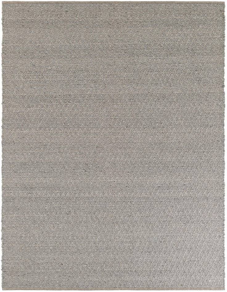 Detail image of 5' 1 x 8' Hand Woven Lattice Wool Rug