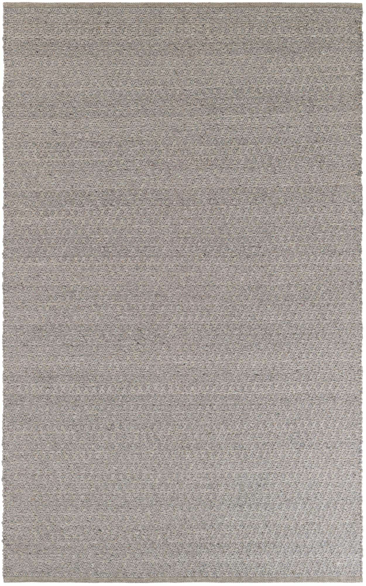 5' 1 x 8' Hand Woven Lattice Wool Rug