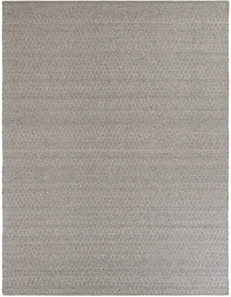 Detail image of 6' 1 x 9' Hand Woven Lattice Wool Rug