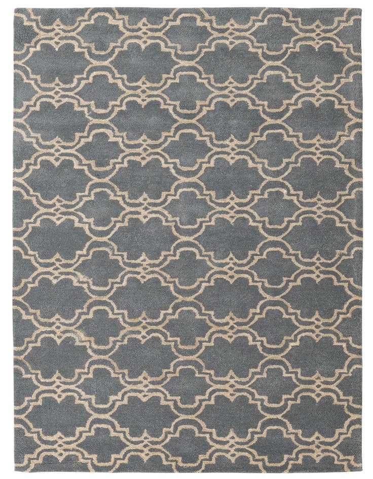 Detail image of 5' 2 x 8' Luna Wool Rug
