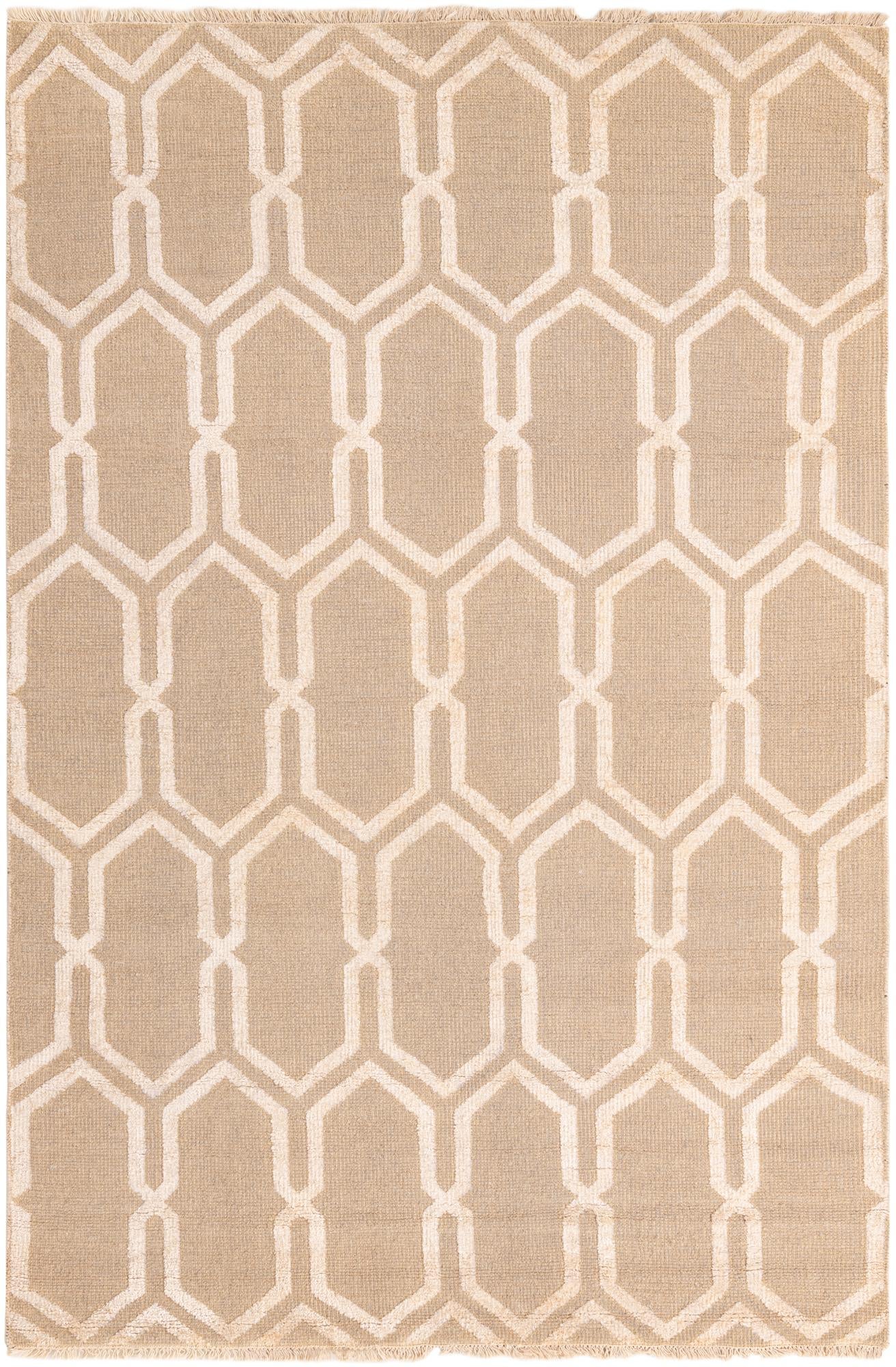 6' x 9' Hand Knotted Luna Rug