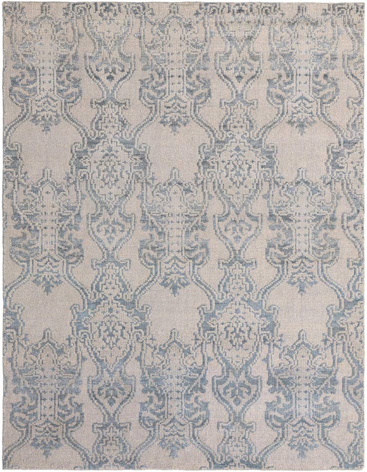 Detail image of 5' 9 x 9' Hand Knotted Luna Rug