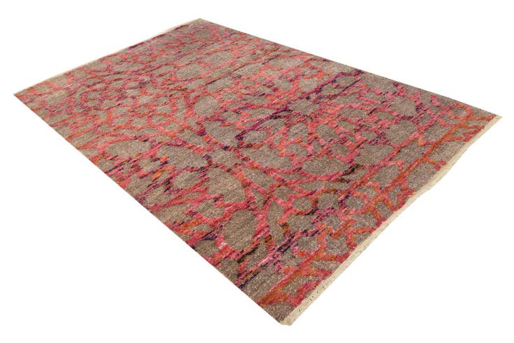 Detail image of 6' 5 x 9' 8 Hand Knotted Luna Wool Rug