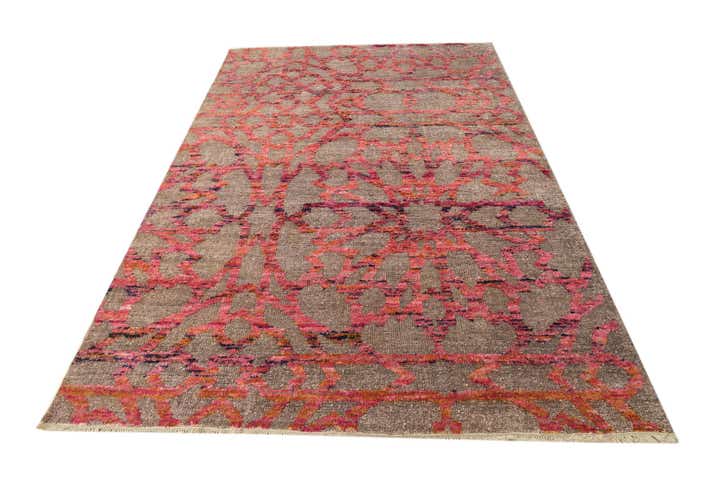 6' 5 x 9' 8 Hand Knotted Luna Wool Rug