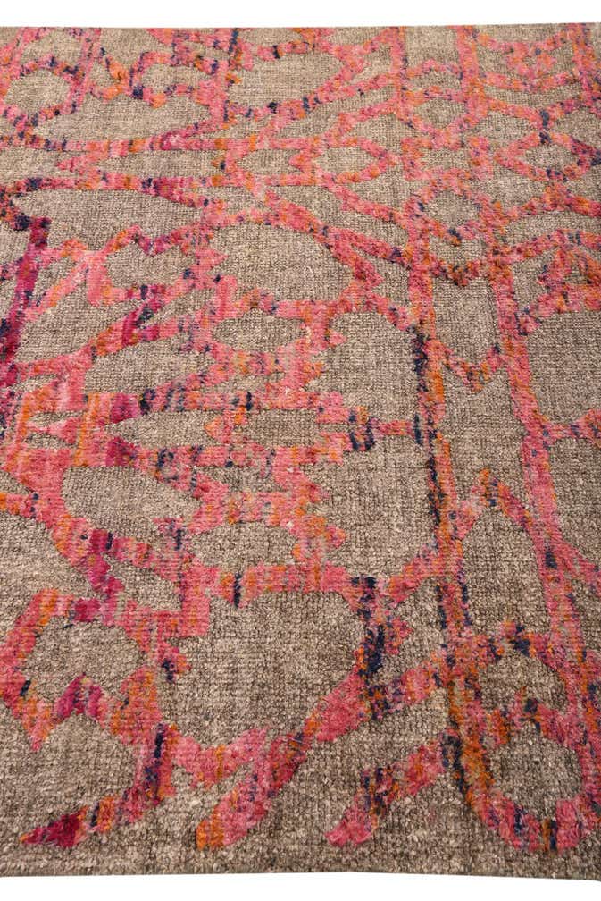 6' 5 x 9' 8 Hand Knotted Luna Wool Rug