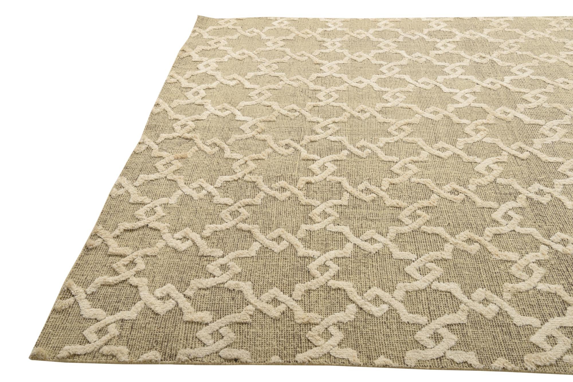 7' 7 x 9' 9 Hand Knotted Luna Rug