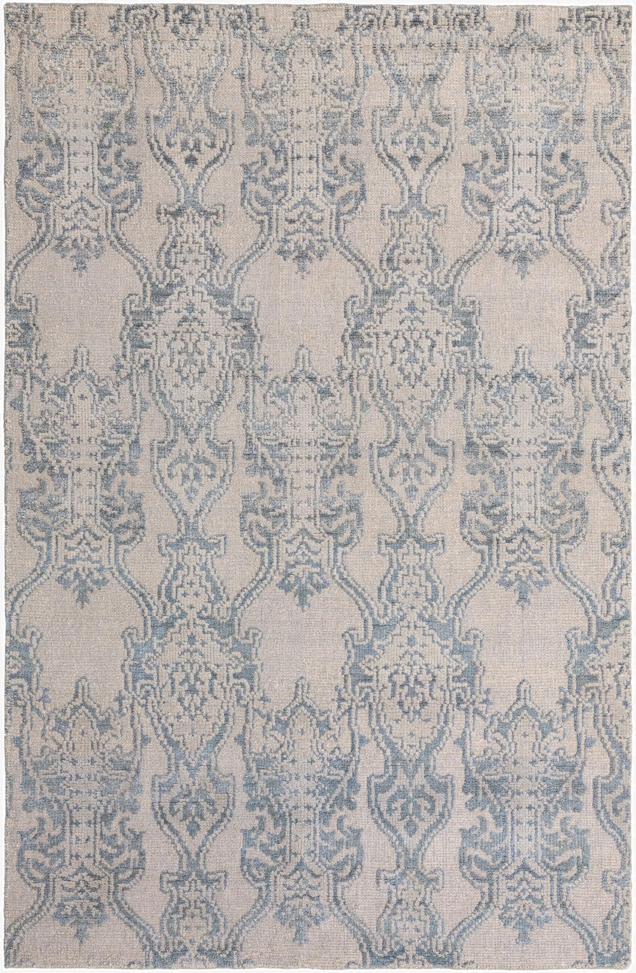 5' 9 x 9'  Hand Knotted Luna Rug