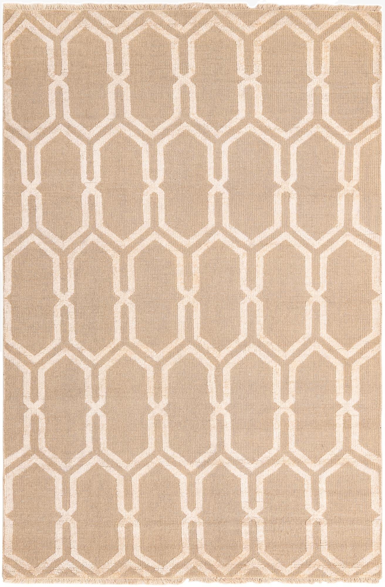 6' x 9'  Hand Knotted Luna Rug